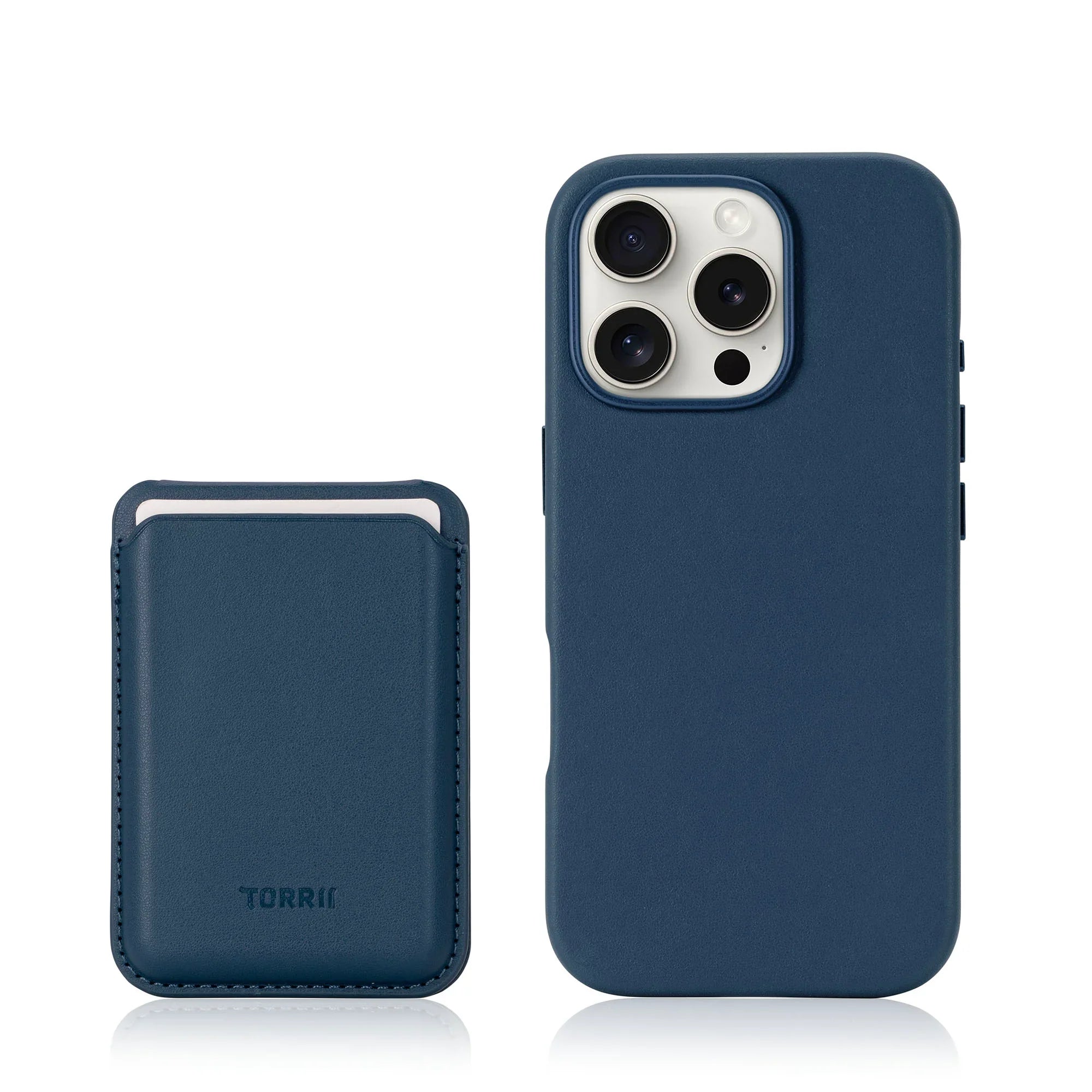 iPhone 16 Pro Torrii Koala MagSafe Case + Wallet Stand - Navy - Tashqila iPhone 16 Pro Torrii Koala MagSafe Case + Wallet Stand - Navy - Tashqila